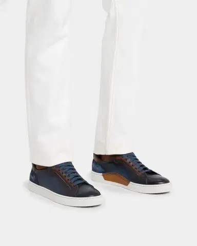 Magnanni Men's Amadeo Burnished Leather Low-Top Sneakers | Thumbnail 2 Magnanni Men's Amadeo Burnished Leather Low-Top Sneakers | Thumbnail 2