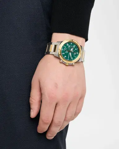 Ferragamo Sport Chrono 44mm Two Tone Bracelet Watch | Thumbnail 2 Ferragamo Sport Chrono 44mm Two Tone Bracelet Watch | Thumbnail 2