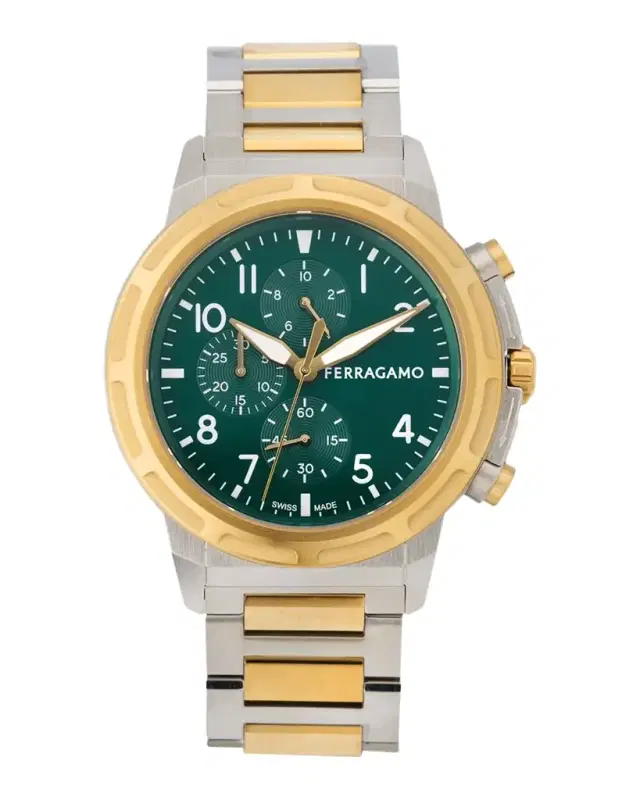 Sport Chrono 44mm Two Tone Bracelet Watch