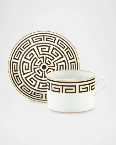 GINORI 1735 Labirinto Ebano Tea Cup, 7.75 oz. | Thumbnail 2 GINORI 1735 Labirinto Ebano Tea Cup, 7.75 oz. | Thumbnail 2