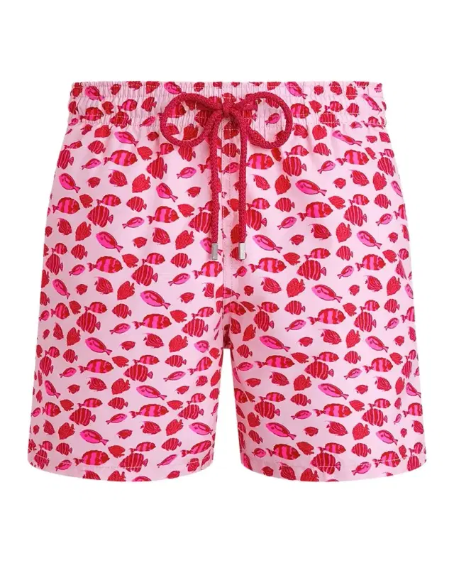Vilebrequin Men's Fish-Print Swim Shorts