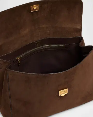 Dolce & Gabbana My Sicily Suede Top-Handle Bag | Thumbnail 3 Dolce & Gabbana My Sicily Suede Top-Handle Bag | Thumbnail 3