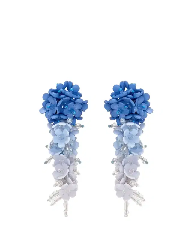 Plexy Flowers Bouquet Earrings