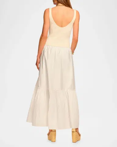 Ramy Brook Dawson Mixed-Media Maxi Dress | Thumbnail 3 Ramy Brook Dawson Mixed-Media Maxi Dress | Thumbnail 3