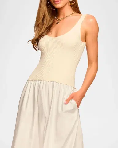 Ramy Brook Dawson Mixed-Media Maxi Dress | Thumbnail 4 Ramy Brook Dawson Mixed-Media Maxi Dress | Thumbnail 4