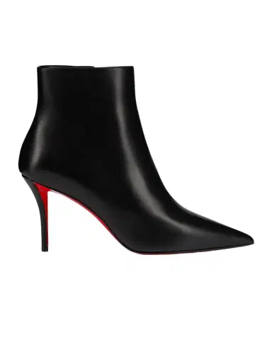 Christian Louboutin 80mm Miss Z Leather Booties | Thumbnail 1 Christian Louboutin 80mm Miss Z Leather Booties | Thumbnail 1