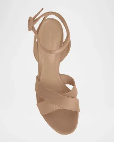 Gianvito Rossi Crisscross Ankle-Strap Platform Sandals | Thumbnail 5