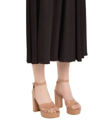 Gianvito Rossi Crisscross Ankle-Strap Platform Sandals | Thumbnail 1
