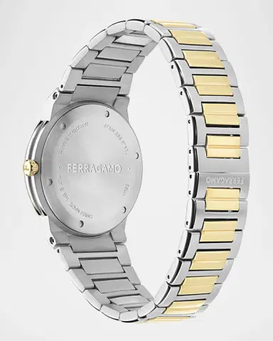 Ferragamo Sapphire Logo 41mm Two Tone Bracelet Watch | Thumbnail 3