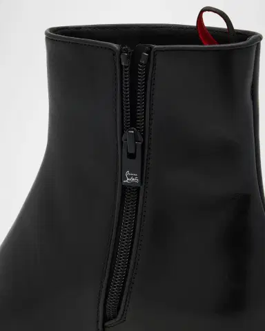 Christian Louboutin Men's Ziggissimo Forever Leather Ankle Boots | Thumbnail 5