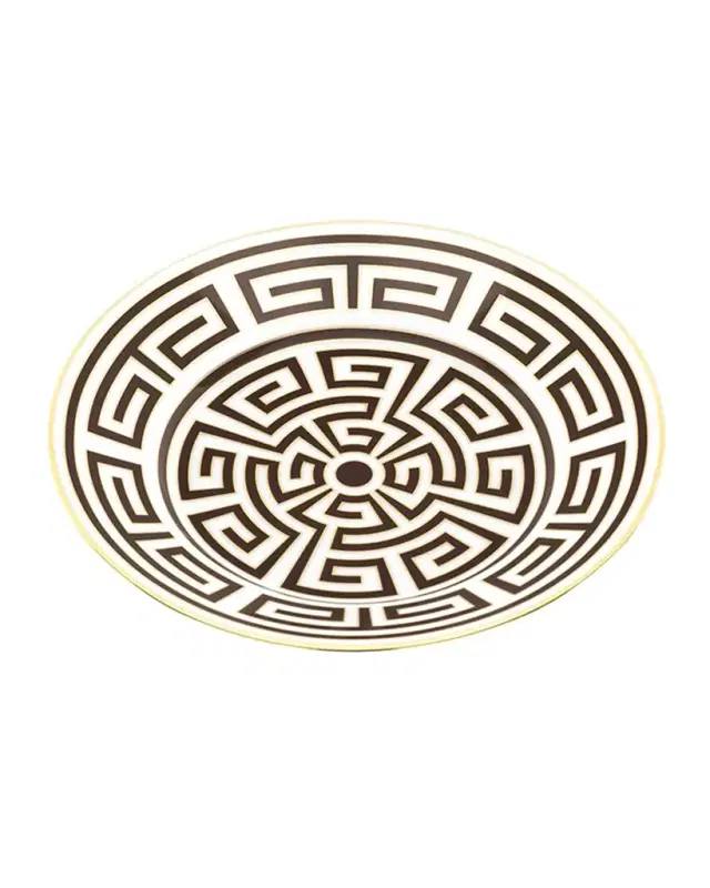 Ginori 1735 Labirinto Ebano Flat Bread Plate