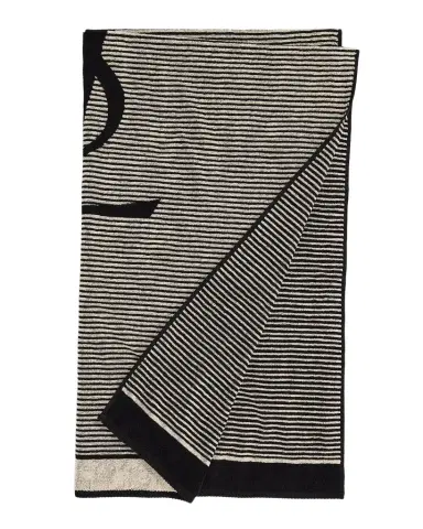 Saint Laurent Cassandre Striped Cotton Beach Towel | Thumbnail 1