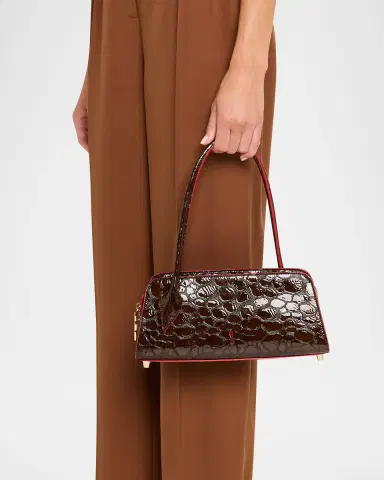 Christian Louboutin Eloise Top-Handle Bag in Croc-Embossed Leather | Thumbnail 2 Christian Louboutin Eloise Top-Handle Bag in Croc-Embossed Leather | Thumbnail 2