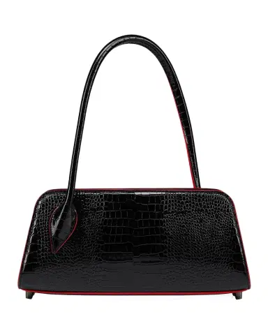 Christian Louboutin Eloise Croc-Embossed Leather Shoulder Bag | Thumbnail 1 Christian Louboutin Eloise Croc-Embossed Leather Shoulder Bag | Thumbnail 1