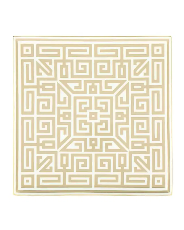 Ginori 1735 Labirinto Cachemire Vide Poche Square Plate