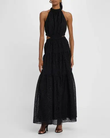 Ramy Brook Claudia Embroidered Cutout Maxi Dress | Thumbnail 4 Ramy Brook Claudia Embroidered Cutout Maxi Dress | Thumbnail 4