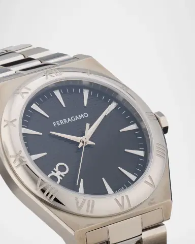 Ferragamo Vega Upper East 40mm Stainless Steel Bracelet Watch | Thumbnail 3 Ferragamo Vega Upper East 40mm Stainless Steel Bracelet Watch | Thumbnail 3