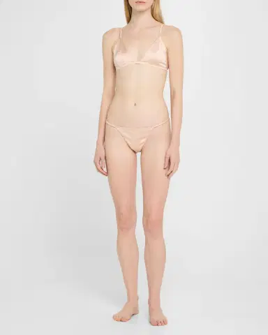 Kiki de Montparnasse Tous Les Jours Soft Wireless Triangle Bra | Thumbnail 2