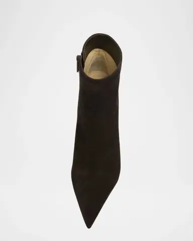 Christian Louboutin 80mm Miss Z Suede Booties | Thumbnail 4