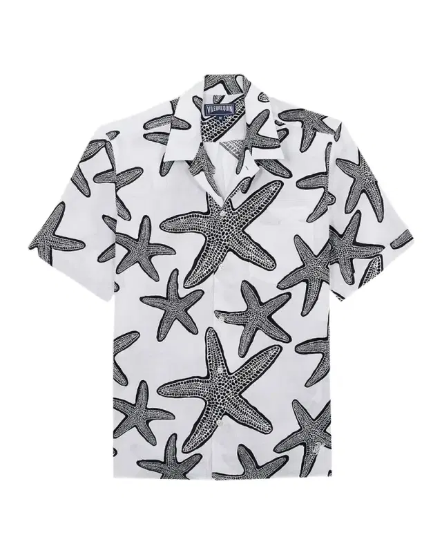 Vilebrequin Men 's Starfish-Print Camp Shirt