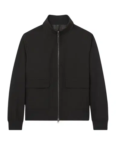 Reiss Men's Funnel-Neck Zip Jacket | Thumbnail 1