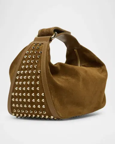 Christian Louboutin Funky Dopp Spike Top-Handle Bag in Suede | Thumbnail 2