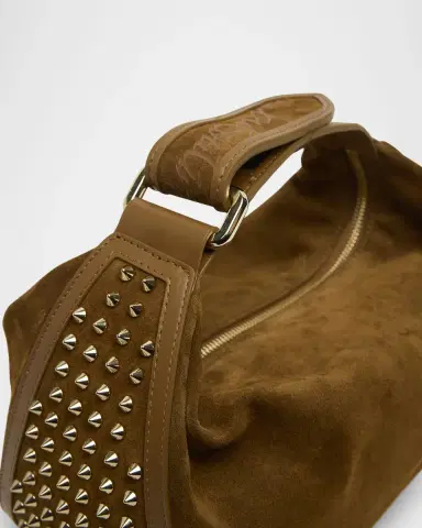 Christian Louboutin Funky Dopp Spike Top-Handle Bag in Suede | Thumbnail 4