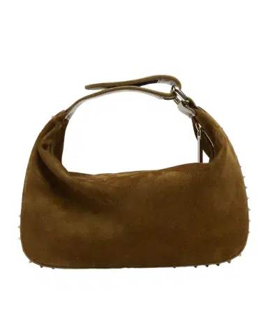 Christian Louboutin Funky Dopp Spike Top-Handle Bag in Suede | Thumbnail 1