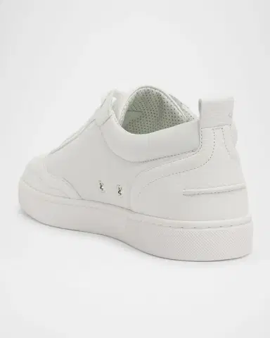 Christian Louboutin Men's Retero Grained Leather Low-Top Sneakers | Thumbnail 4 Christian Louboutin Men's Retero Grained Leather Low-Top Sneakers | Thumbnail 4