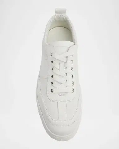 Christian Louboutin Men's Retero Grained Leather Low-Top Sneakers | Thumbnail 6 Christian Louboutin Men's Retero Grained Leather Low-Top Sneakers | Thumbnail 6