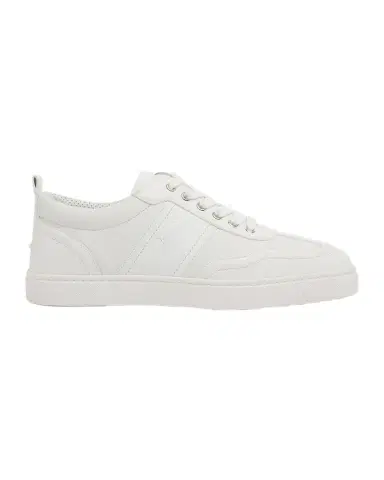 Christian Louboutin Men's Retero Grained Leather Low-Top Sneakers | Thumbnail 1 Christian Louboutin Men's Retero Grained Leather Low-Top Sneakers | Thumbnail 1
