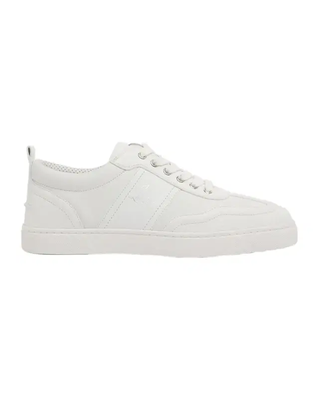Christian Louboutin Men 's Retero Grained Leather Low-Top Sneakers