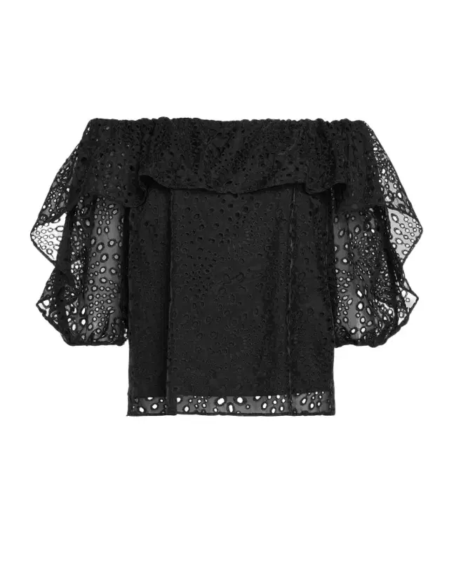 Salma Embroidered Off-Shoulder Blouse