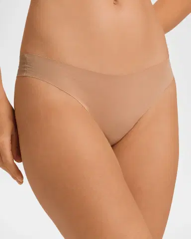 Hanro Invisible Cotton Low-Rise Thong | Thumbnail 3