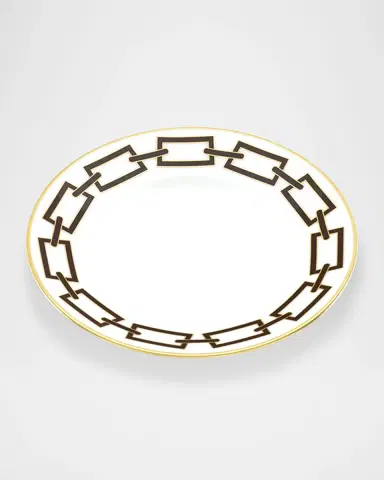 Ginori 1735 Catene Ebano Flat Bread Plate | Thumbnail 2 Ginori 1735 Catene Ebano Flat Bread Plate | Thumbnail 2