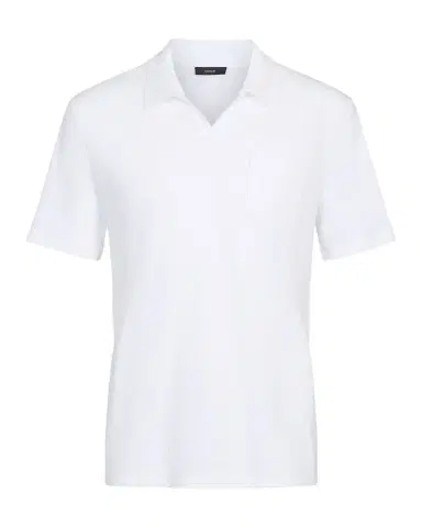 Vince Men 's Textured Johnny Collar Polo Shirt | Thumbnail 1