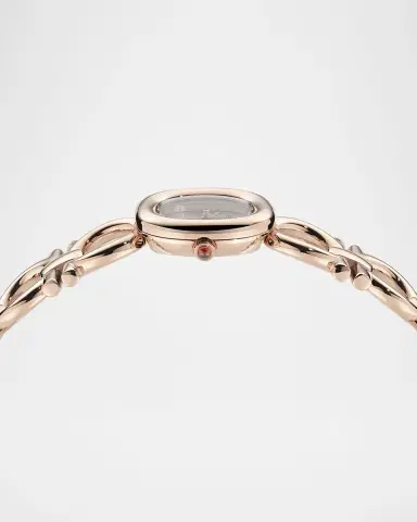 Ferragamo Double Gancini 25MM IP Rose Gold Bracelet Watch | Thumbnail 2
