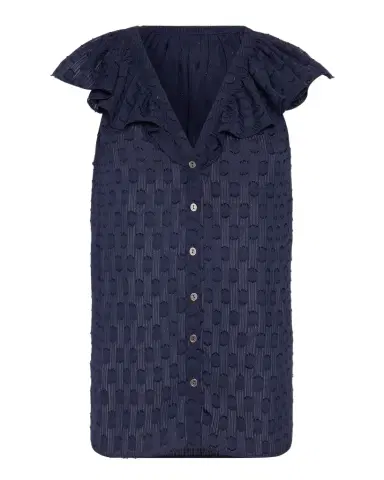Ramy Brook Silvia Dot Ruffle-Trim Top | Thumbnail 1 Ramy Brook Silvia Dot Ruffle-Trim Top | Thumbnail 1