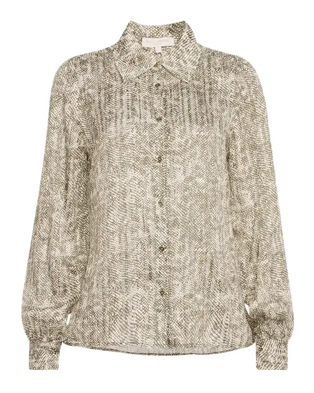 Ramy Brook Pauline Button-Front Silk Blouse