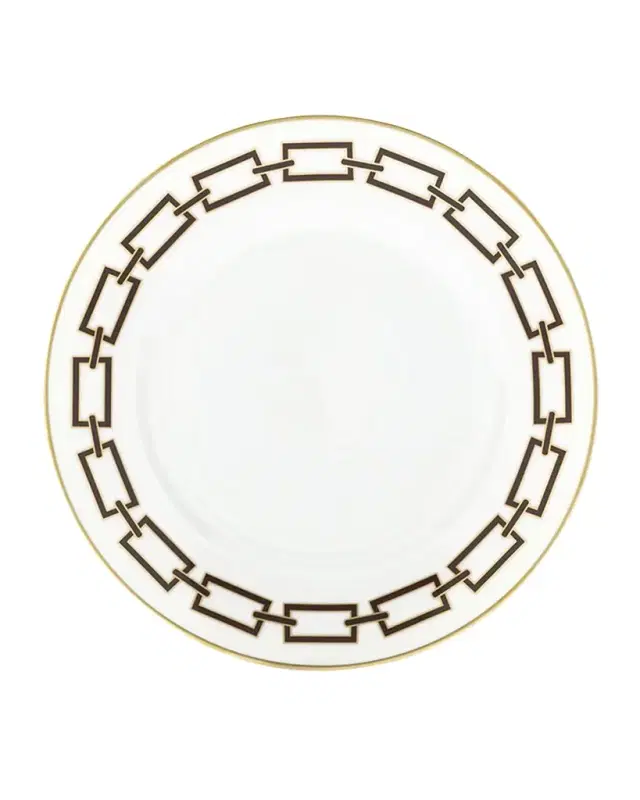 GINORI 1735 Catene Ebano Flat Dessert Plate