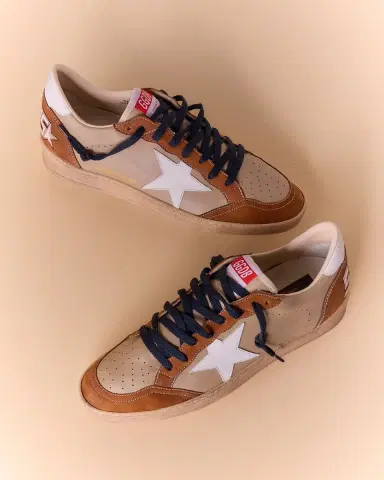Golden Goose Men's Ball Star Low-Top Nubuck Leather Sneakers - Exclusive | Thumbnail 5