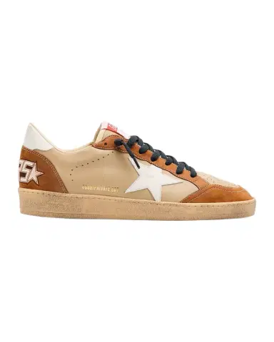 Golden Goose Men's Ball Star Low-Top Nubuck Leather Sneakers - Exclusive | Thumbnail 1