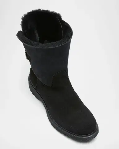 La Canadienne Hadley Shearling-Lined Suede Boots | Thumbnail 4