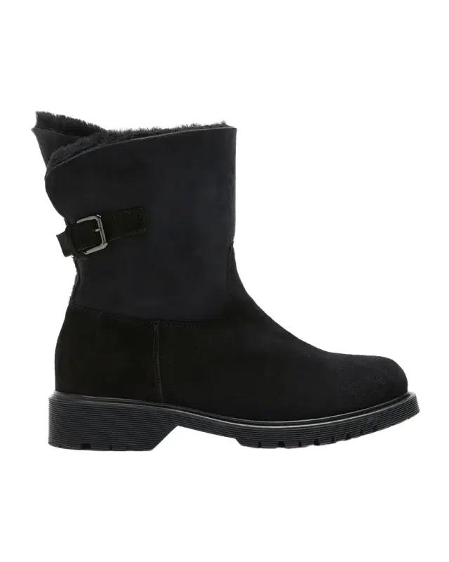 La Canadienne Hadley Shearling-Lined Suede Boots