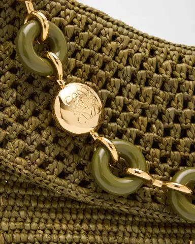 LOEWE x Paula's Ibiza Ola Small Shoulder Bag in Raffia and Leather | Thumbnail 5 LOEWE x Paula's Ibiza Ola Small Shoulder Bag in Raffia and Leather | Thumbnail 5