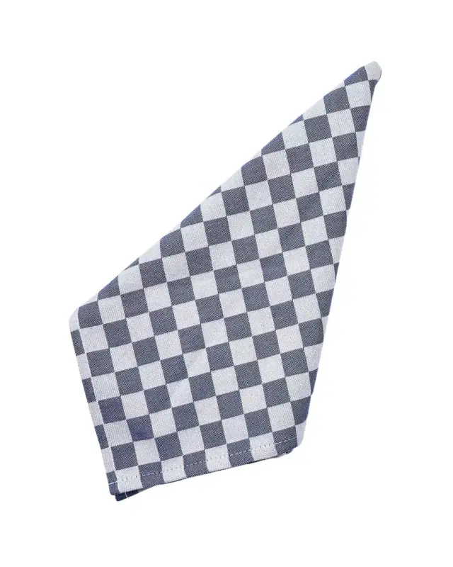 MacKenzie-Childs Navy Check Napkins, Set of 4
