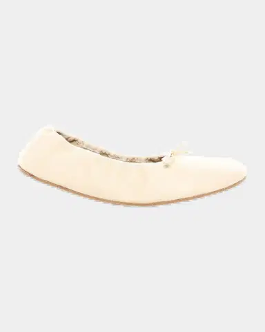 The Row Leather Bow Ballerina Flats | Thumbnail 2