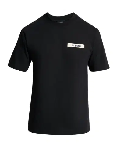 Jacquemus Men's Grosgrain Logo Crewneck T-Shirt | Thumbnail 1