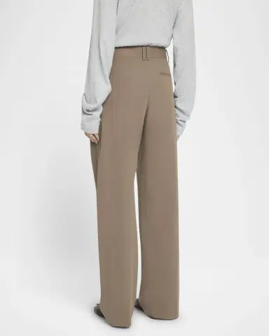 The Row Alfidis Double Pleated Straight-Leg Cotton Pants | Thumbnail 3