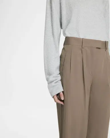 The Row Alfidis Double Pleated Straight-Leg Cotton Pants | Thumbnail 5